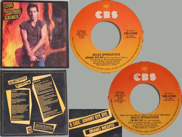 Bruce Springsteen - I'M ON FIRE / JOHNNY BYE BYE
